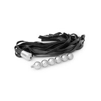 Leather strap whip with ball handle