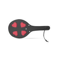 Whip clap leather paddle paddle with four hearts