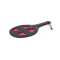 Whip clap leather paddle paddle with four hearts