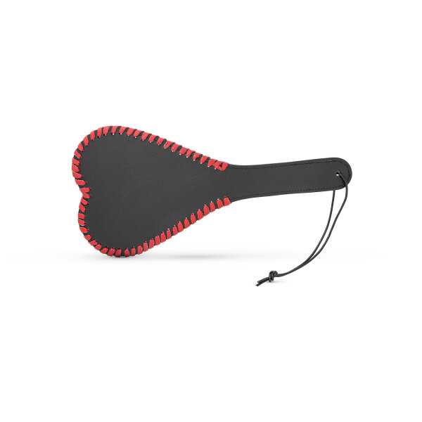 Bullwhip whip leather paddle paddle in heart shape