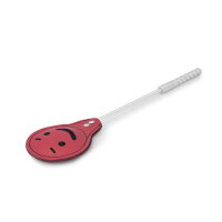 Erotic BDSM swatter smiley made of leather, with...