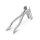 Speculum rectal spreader brushed stainless steel