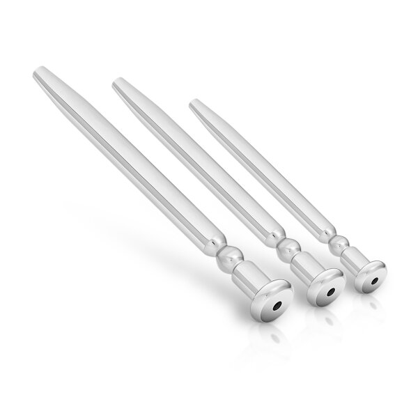 Dilator / princes sceptre with flow-through, made of stainless steel, in various sizes