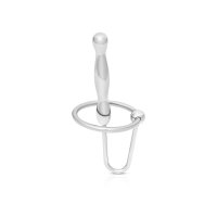 glans ring with dilator / prince sceptre made of stainless steel, in various sizes