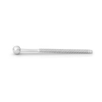 Dilator / princes sceptre with flow-through, with stainless steel ball, in various sizes