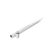 Stainless steel urethral vibrator, 210 mm, Ø 4 to 6 and 8 mm