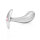 Aluminium butt plug anal plug dildo anal stretcher with foot