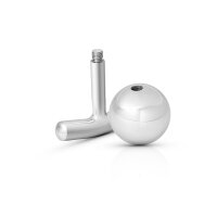 Anal plug butt plug with unscrewable ball (ball Ø selectable)
