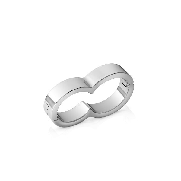 Bondage double stainless steel cock ring