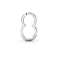 Bondage double stainless steel cock ring