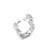 Double stainless steel cockring, Ã˜ 29 and 34 mm