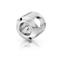 Cocklock cockring with joint ball stretcher stainless steel polished