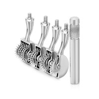 Edelstahl Premium Pinwheel Multi Set mit 1, 2, 3, 5 Rollen Nervenrad Nadelrad
