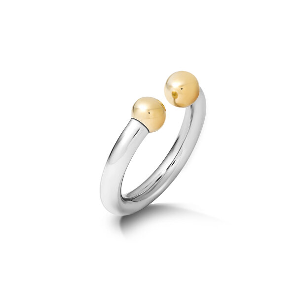 Premium horseshoe shape acorn ring penis ring with balls of brass intimate jewelry