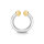 Premium horseshoe shape acorn ring penis ring with balls of brass intimate jewelry