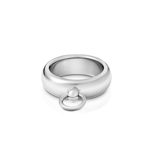 Solid stainless steel finger ring slave ring
