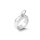 Solid stainless steel finger ring slave ring