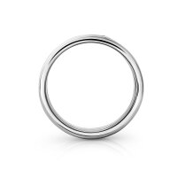 Exclusive stainless steel cockring, with grooves, Ã˜ 35 to 55 mm