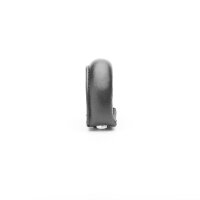 Penis weight made of leather in black