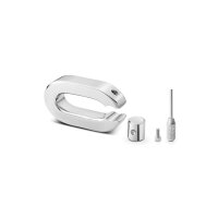 Oval cock ring penis ring stainless steel ball stretcher testicle ring CBT testicle weight