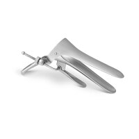 Cusco vaginal anal speculum stainless steel brushed