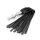 Leather whip flogger with 2 handles stainless steel anal plugs