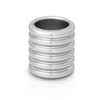 Extra wide stainless steel cockring, Ø 22 to 35 mm