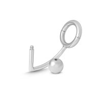 Divisible cock ring with anal ball