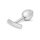 Stainless steel butt plug anal plug with handle