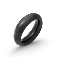 Lightweight acrylic cockring, in black or white, Ø 35 - 55 mm