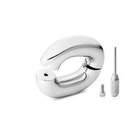 Oval ball stretcher cockring testicle weight with joint Inside Ø 30 mm / height 30 mm