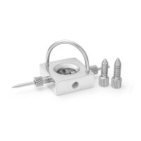 Premium nipple clamps made of stainless steel/ aluminium with pointed screws