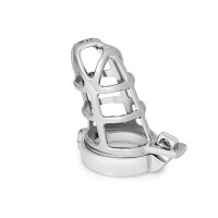 Stainless steel penis cage, length: 85 mm, 40 mm