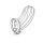 Stainless steel penis cage, length: 110 mm, 40 mm