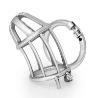 Stainless steel penis cage, length: 75 mm, in various sizes