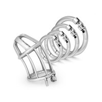 Stainless steel penis cage, length: 75 mm, in various sizes