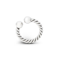 Glans ring in the shape of a horseshoe made of plaited...