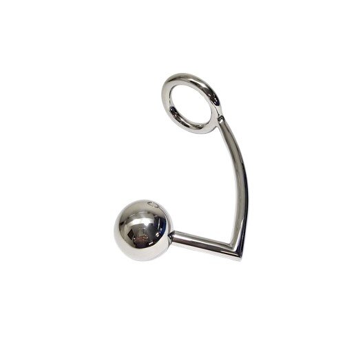 Solid stainless steel cockring available with ball or cone