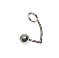 Solid stainless steel cockring available with ball or cone