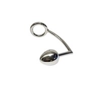Solid stainless steel cockring available with ball or cone