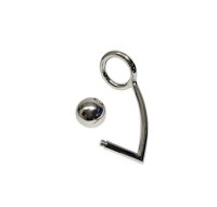 Solid stainless steel cockring available with ball or cone