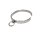 High-quality BDSM collar made of stainless steel, with O-ring and decorations
