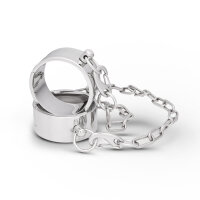 Premium stainless steel ankle bracelet with chain