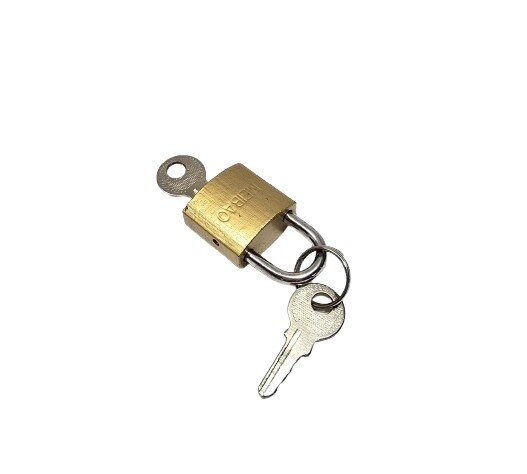 Padlock with 2 keys