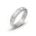 Solid stainless steel cock ring with decorations