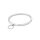 Ergonomisches Halsband Edelstahl mit O-Ring Innen Ø 130 mm