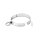 High-quality stainless steel collar with O-ring, inner diameter 120 mm