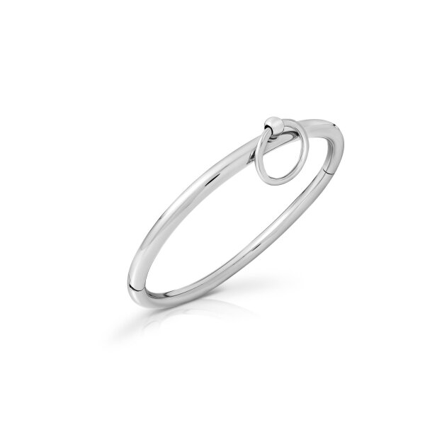 BDSM stainless steel collar with O-ring, inner diameter 100 mm