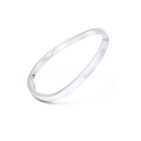 Ergonomic BDSM collar made of stainless steel with O-ring - 7 sizes