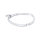 Ergonomisches BDSM Halsband Edelstahl mit abnehmbaren O-Ring 140 mm